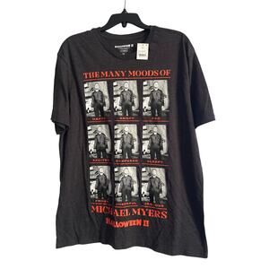 NWT Hybrid Apparel Halloween II THE MANY MOODS OF MICHAEL MYERS Sz XL